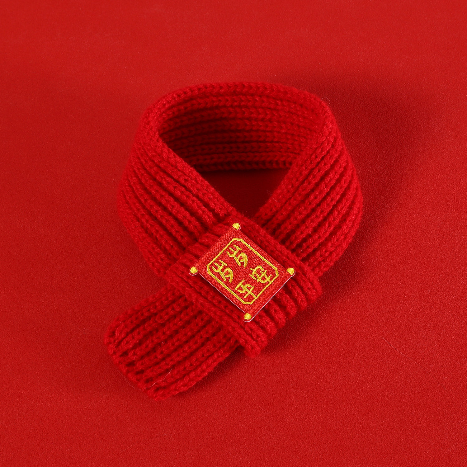 Maoming New Year Scarf Pet Scarf Red Warm Chinese Style Slippery Scarf Bib Dog New Year Scarf Wholesale - Image 7