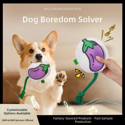 Bionic Vegetable Dog Toy Sound Paper Sound Bite Toy Self-relief Cotton Rope Molar Bite Dog Resistant Toy