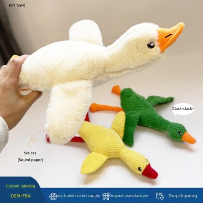 Cross-Border Dog Toys: Plush Bite-Resistant Squeaky Toys for Corgis, Teddy Dogs, Bichon Frises, and Small Puppies—A Self-Entertaining Teething & Boredom-Busting Essential
