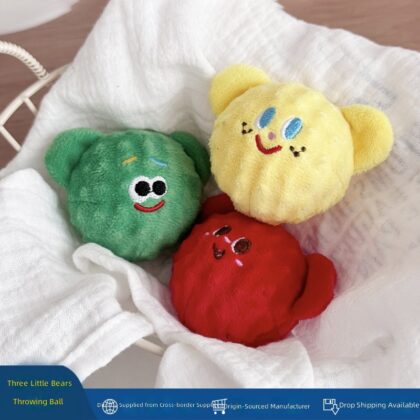 Cross-border Pet Toys for Large Dogs to relieve boredom, molars, bite-resistant, cute animal-shaped elastic ball, vocal toy stab ball