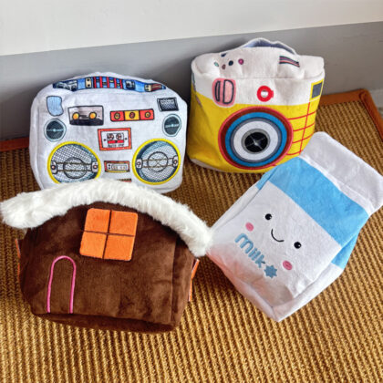 Cross-border New Pet Dog Plush Toy Missing Food and Strange Call Small Dog Interactive Toy