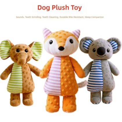 Cross-border pet toy dog dog toy plush material simulation color matching series modeling toys to accompany puppy interaction