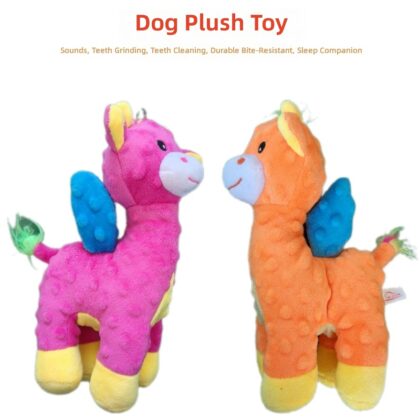 Cross-border Pet Toy Dog Toy Plush Material Simulation Ring Paper Deer Modeling Toy Companion Puppy Interaction