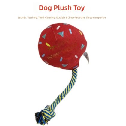 Cross-border Pet Toy Dog Toy Plush Material Simulation Knot Balloon Modeling Toy Companion Puppy Interactive