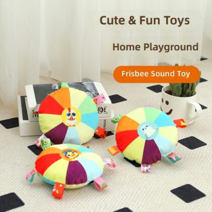 Custom Plush Sound Toy Ringing Frisbee Interactive Self-Hi Soothing Artifact for Dog Molar Bite-resistant Dog Training