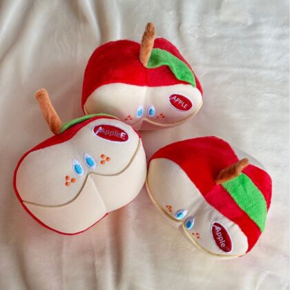 Dog Plush Toy Pet Hidden Food Leakage Sniffing Toy Apple Bite Resistant Cute Solving Drowness Accompanying Toy