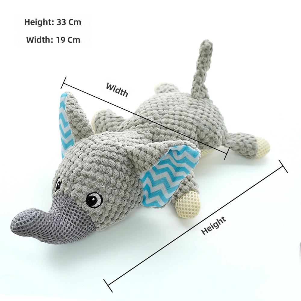 Dog Toys Gray Elephant Main 908038890851