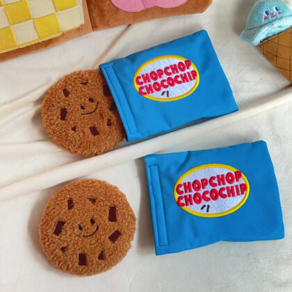 Korean Pet Toys Cookies Biscuits Sound Smelling Toys Dog Teeth-hiding Molar Interactive Toys Plush bbys