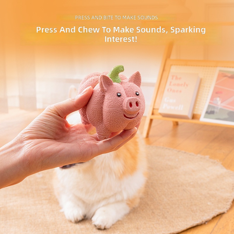 Dental Toys for Small Dogs - Rubber Chew Toy with Sound for Teething & Entertainment - Image 2