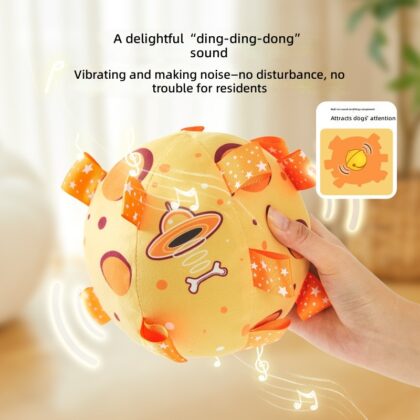 New dog outdoor interactive toy pet plush football bite-resistant pet interactive tug of war Amazon wholesale