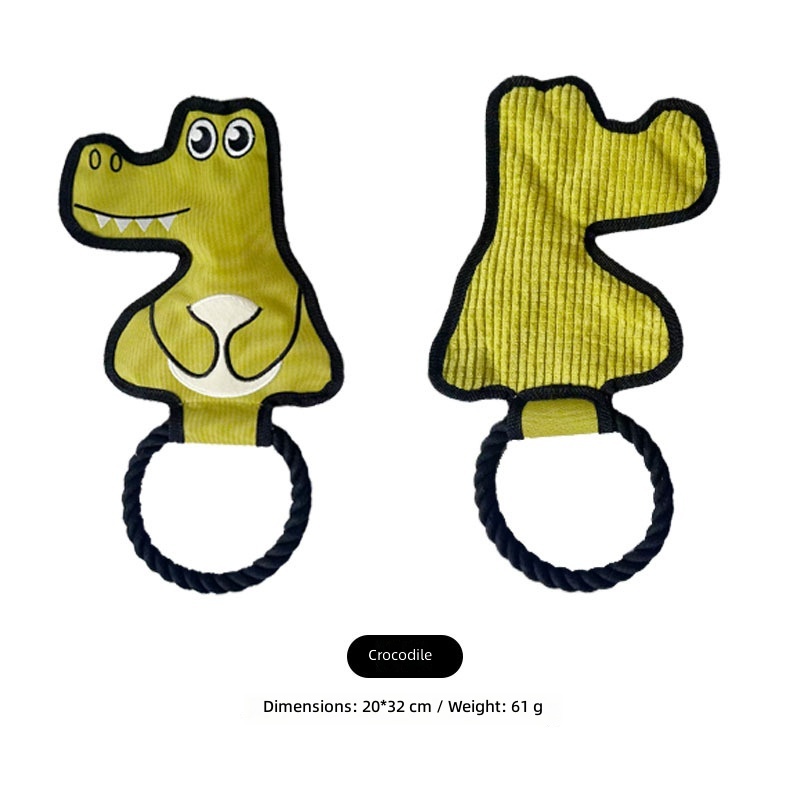 Dog Toys Oxford Pull Tab Animals Crocodile Main 910252756452