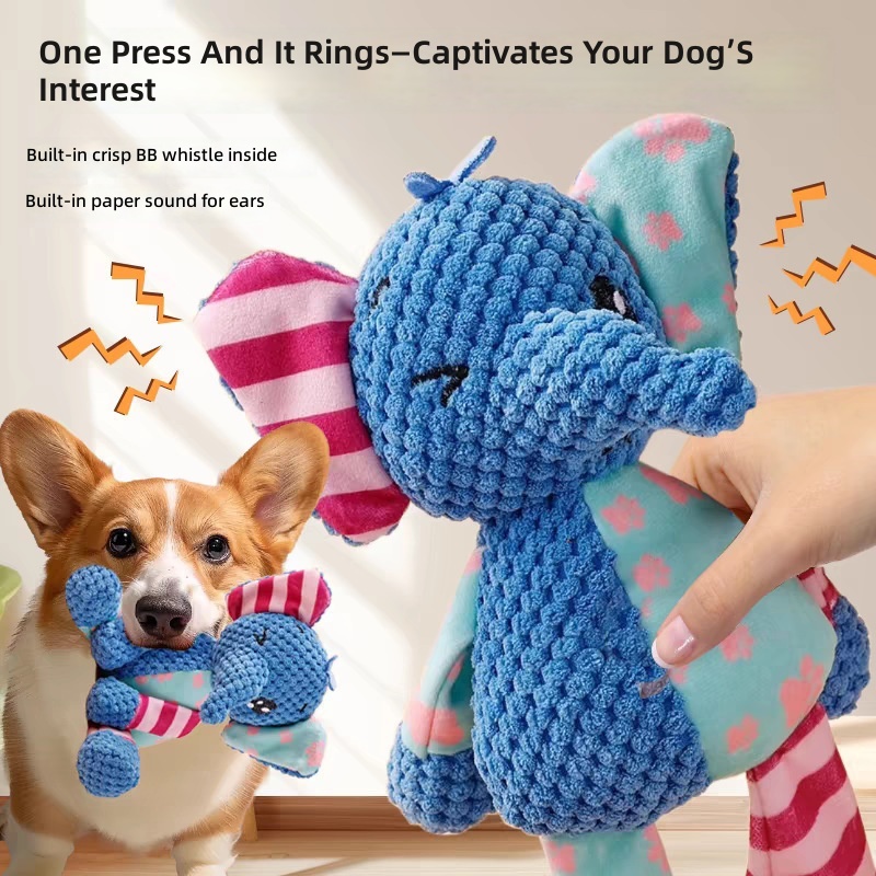 Pet Dog Molar Teeth Resistant Self-Hei-Hei-Hei-Hei-Hei-Hei-Dedling Voice Toy Puppy Molar Interactive Plush Pet Toy Doll