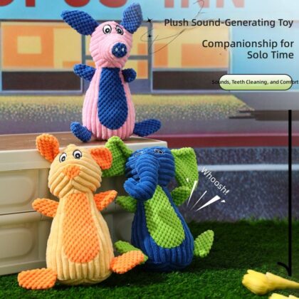 Pet Dog Dog Toys Bite Resistant Pet Products Vocal Puppy Plush Toy Teddy Puppy Molar Toy