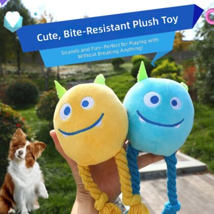 Pet Puppy Plush Toy Dog Soliciting Sound Bite Consumes Puppy's Physical Strength Cute BB Molar Toy