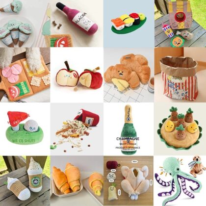 South Korea’s Best-Selling Pet Toy: Plush Squeaky Hide-and-Seek Sniffing Toy—Keeps Dogs Entertained and Amused, Durable and Bite-Resistant for Cats and Dogs