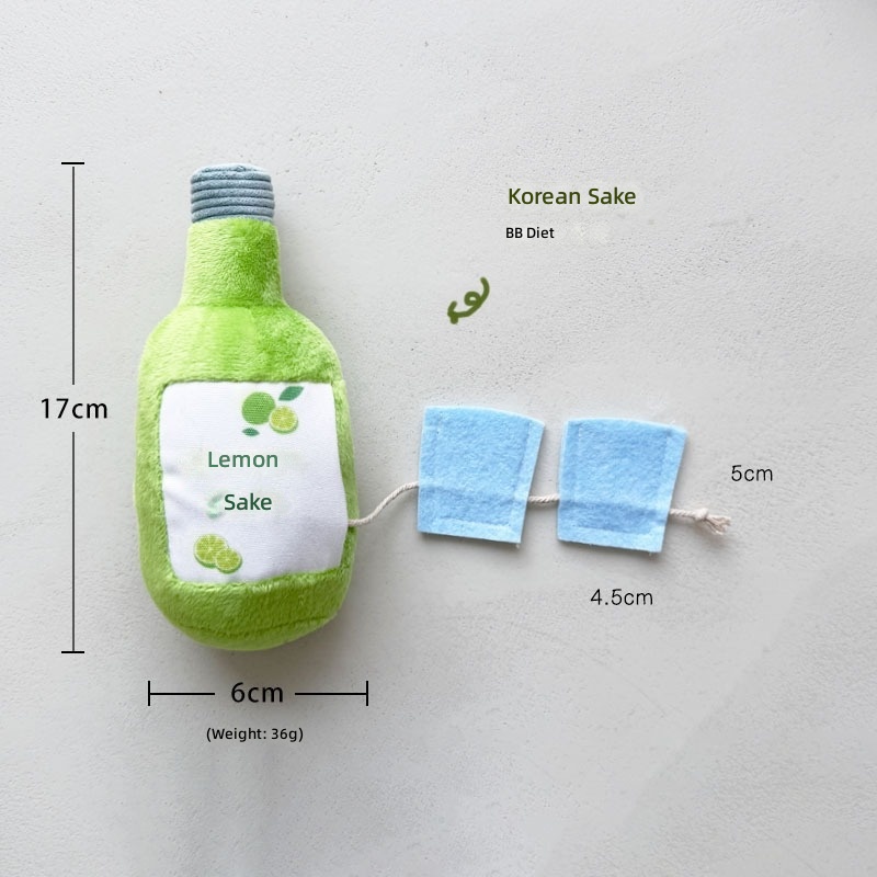 Dog Toys Three Color Wine Bottle Green Main 1012307921840