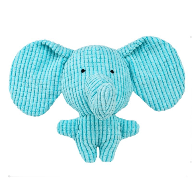 Interactive Dog Toys for Small Breeds - Blue Elephant & Animal Shaped Chew Toys - Image 5