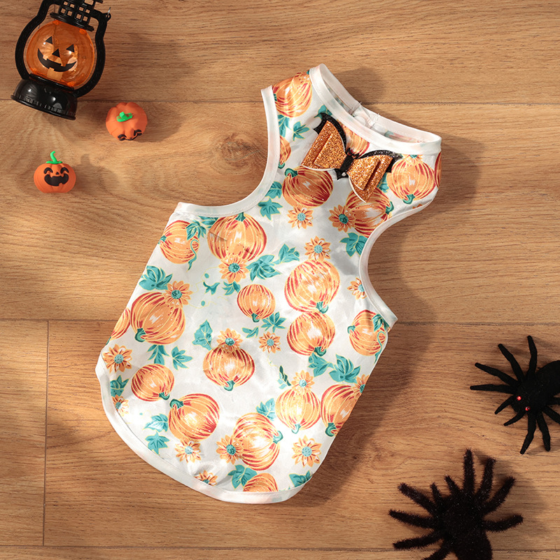 Cross-border All Saints high quality Mesh Bow Pet Skirt Small Dog Clothes Holiday Atmosphere Dog Mesh Skirt - Image 9