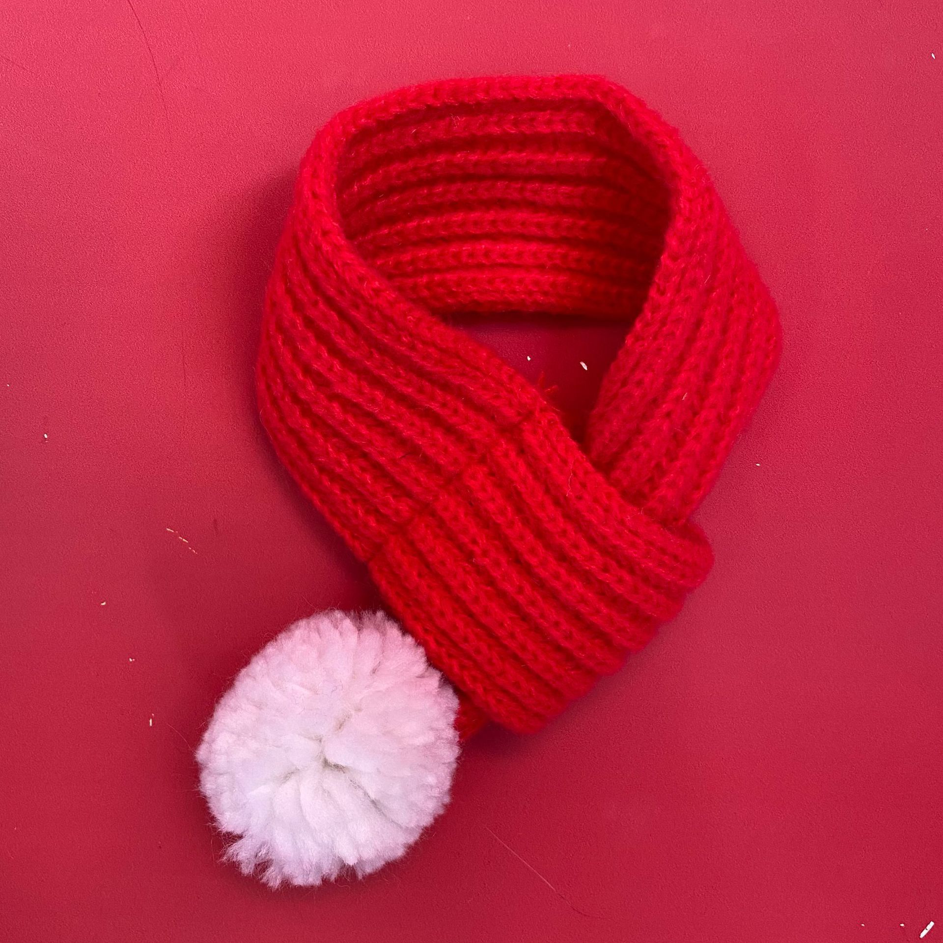 Cat Collar, Neck Scarf, Dog Scarf, Christmas Saliva Scarf, Knitted Wool, Hand-Knitted Neck Accessories, Cross-Border - Image 7