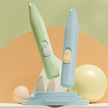 Pet cat foot shaving device foot hair trimmer LED lamp pet foot sole shaving device automatic electric clippers