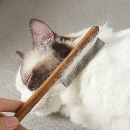 Cat comb row comb cat dog comb hair to float long-haired cat open knot flea comb teeth row comb pet supplies