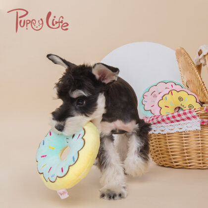 Spot wholesale pet supplies dog bite-resistant doughnut interactive toys sound does not dismantle the home tease dog artifact