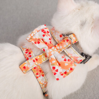 Cat supplies a generation of Japanese butterfly vest traction rope nylon webbing cat chest strap