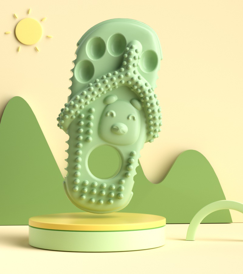 Cross-border dog bite toy slippers shape dog grinding stick tooth cleaning artifact bite-resistant pet toys wholesale - Image 16