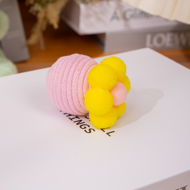 Cat Toy Self-Entertainment Boredom-Relief Gadget Teasing Cat Stick Mint Teething Stick Cotton Rope Ball Kitten Toy Essential Supplies - Image 7