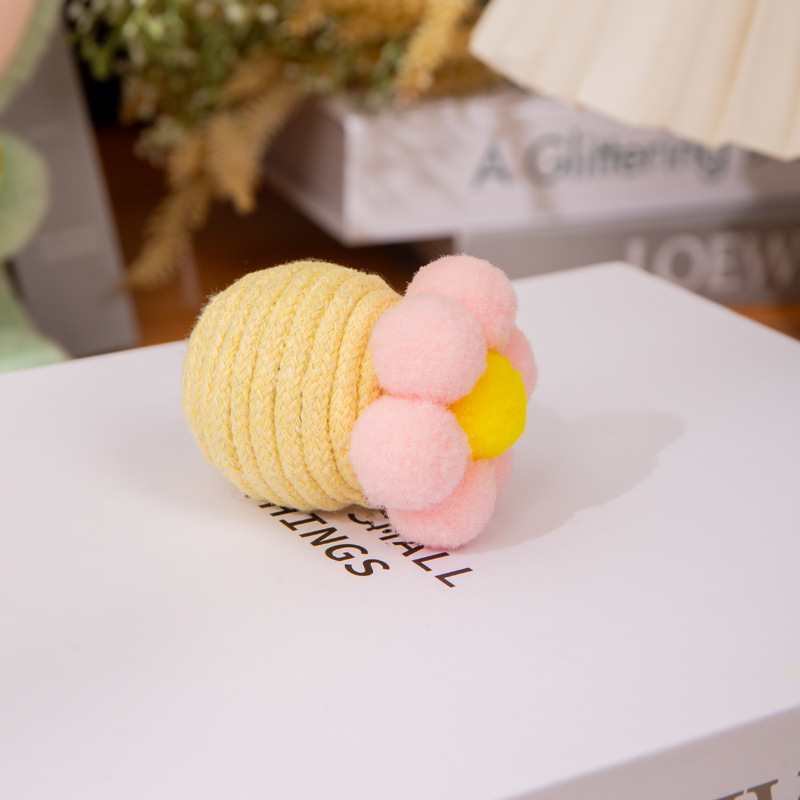 Cat Toy Self-Entertainment Boredom-Relief Gadget Teasing Cat Stick Mint Teething Stick Cotton Rope Ball Kitten Toy Essential Supplies - Image 8