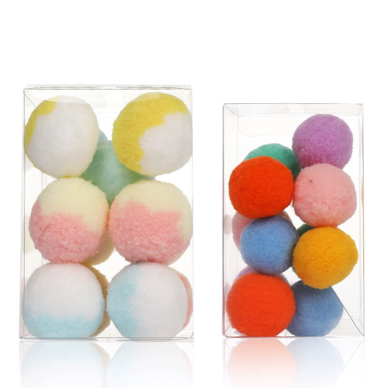 Cat Toy Self-Pleasure Ball to Relieve Boredom, Silent Plush Ball Cat Toy Doll to Accompany Cats and Pet Supplies - Image 5