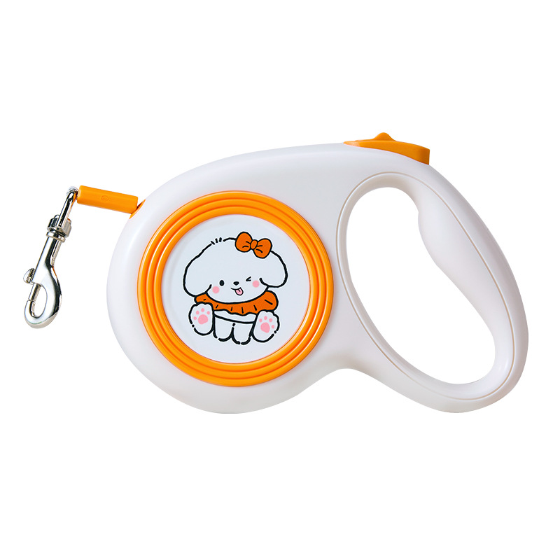 New Retractable Leash Cute Illustration Pattern Dog Leash Automatic Retractable Dog Leash Cross-Border Wholesale - Image 5