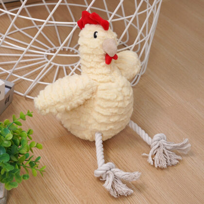 Dog toys bite-resistant antiboredom artifact molars plush teddy koji gold hair small and medium-sized dog pet supplies wholesale