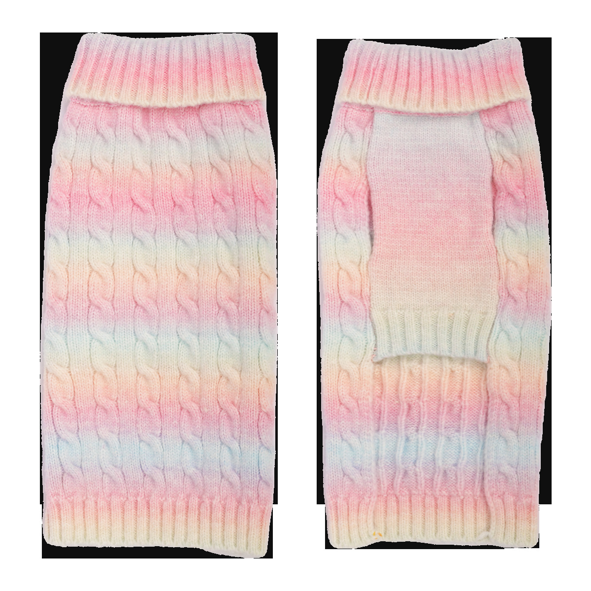 New pet towel warm dog clothes cat autumn and winter warm comfortable two-legged pet sweater puppy sweater - Image 4