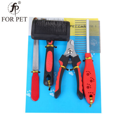FP Petdroid Nail Clipper Set with Stainless Steel Tools for Dog Grooming