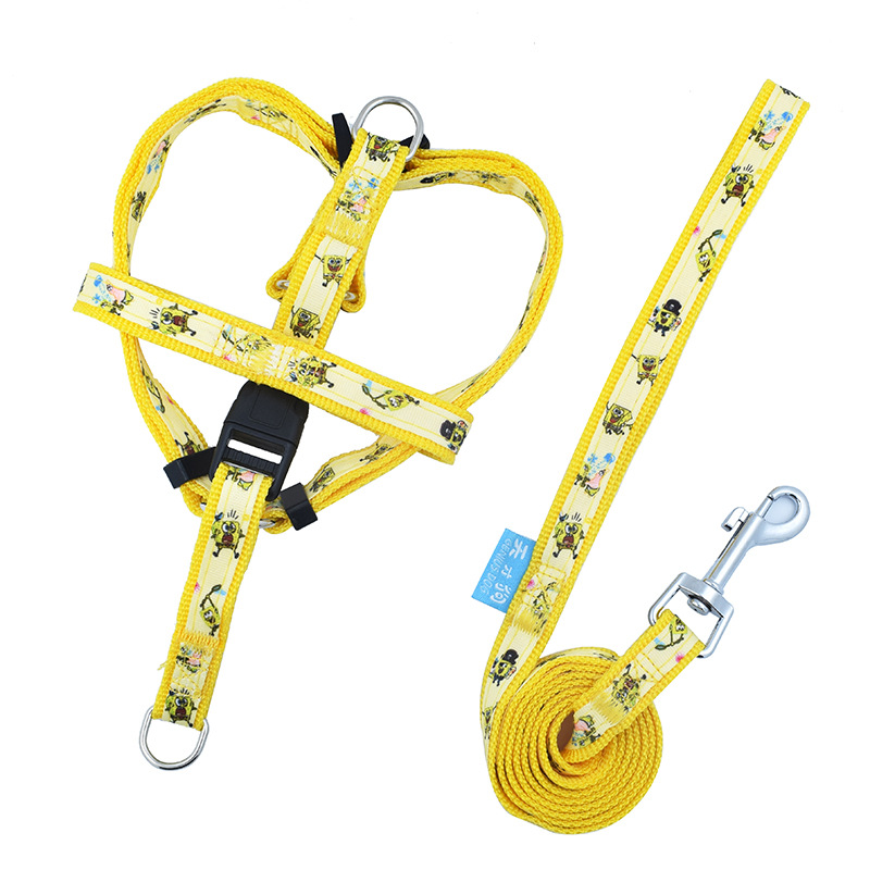 Dog Leash Chest Strap Dog Walking Rope Pet Supplies Dog Leash Color Printed Small Dog Walking Rope - Image 11