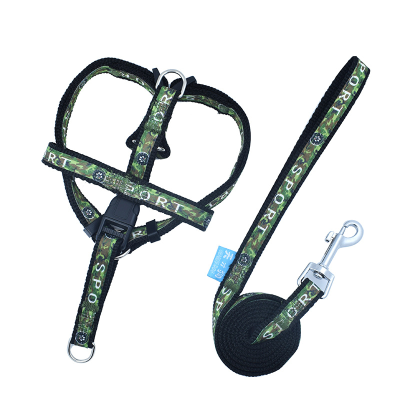 Dog Leash Chest Strap Dog Walking Rope Pet Supplies Dog Leash Color Printed Small Dog Walking Rope - Image 6