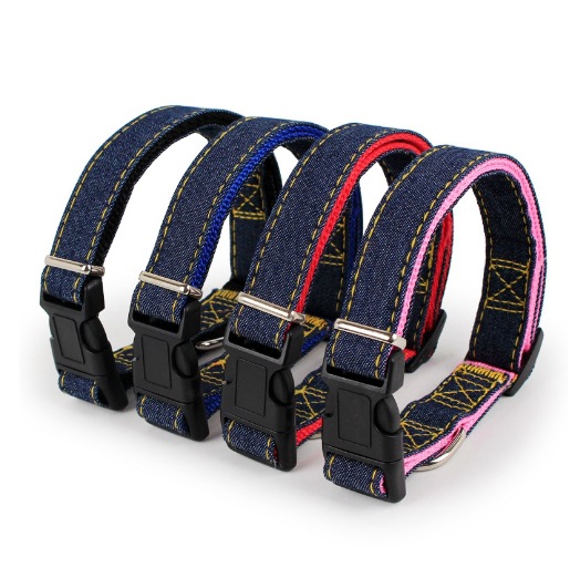 Spot Wholesale Denim Dog Leash Pet Supplies Chest and Back Traction Dog Leash Denim Harness Pet Dog Leash - Image 7