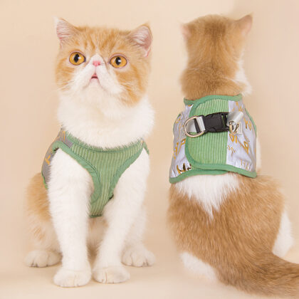 Winter New lamb velvet padded pet chest strap pet dog reflective dog safety rope a generation of hair