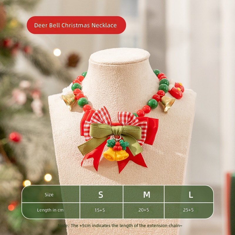 Cross-Border Export of New Pet Christmas Scarves, Cat and Dog Bow Collars, Christmas Bows, Clothing Scarves - Image 5