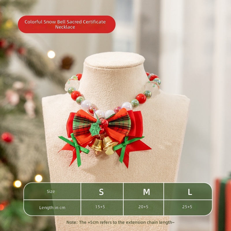 Cross-Border Export of New Pet Christmas Scarves, Cat and Dog Bow Collars, Christmas Bows, Clothing Scarves - Image 6