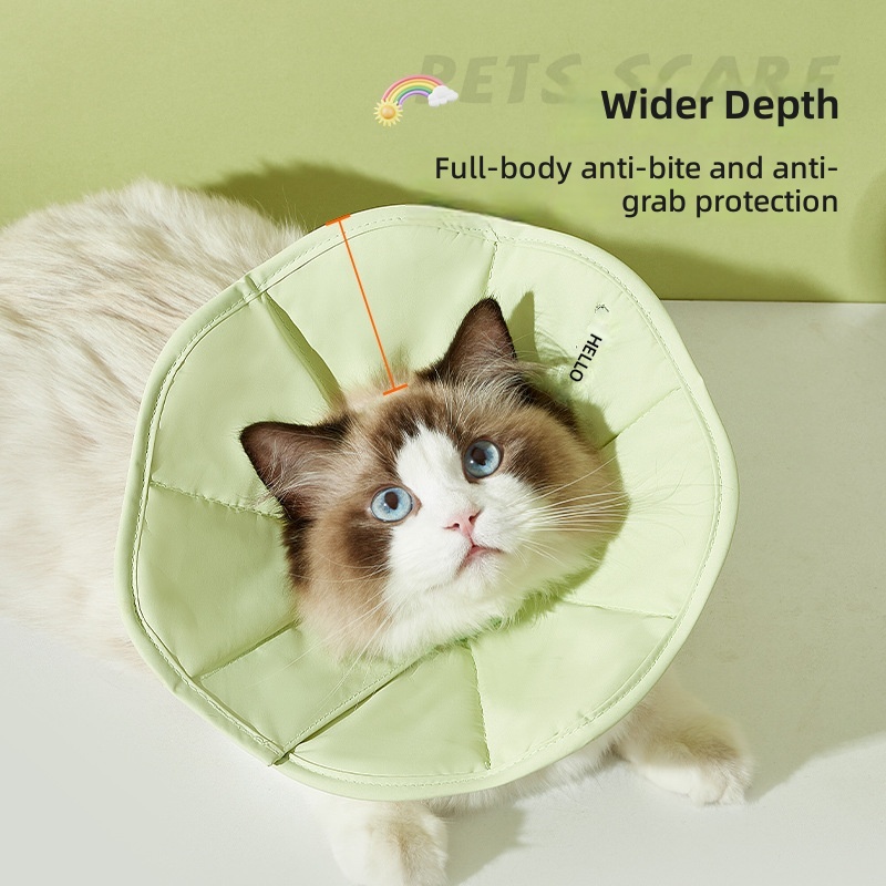 Cat Elizabeth ring anti-licking anti-biting anti-scratching soft ring sterilization collar supplies dog anti-breaking headgear