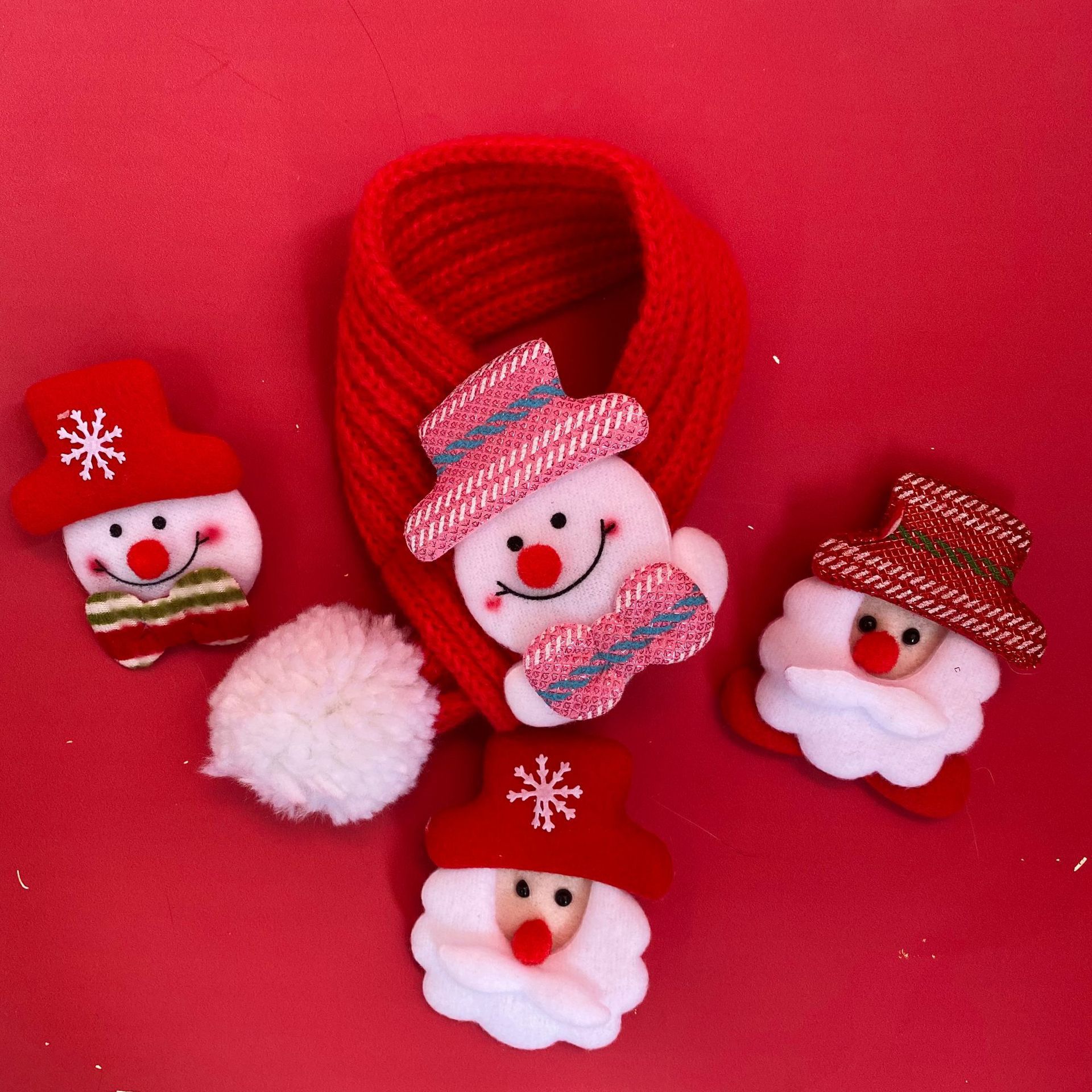 Cat Collar, Neck Scarf, Dog Scarf, Christmas Saliva Scarf, Knitted Wool, Hand-Knitted Neck Accessories, Cross-Border - Image 8