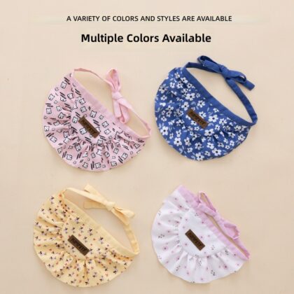 Pet Dog Saliva Towel, Cat Bib, Cute Decorative Bib for Small and Medium-Sized Dogs, Anti-Slobber Bib Wholesale