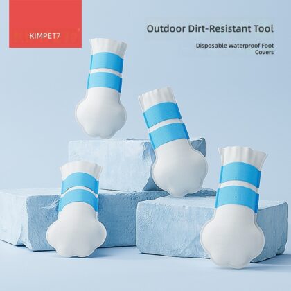 Dog shoe cover anti-dirty disposable foot cover pet shoes waterproof foot cover for rainy days cross-border wholesale