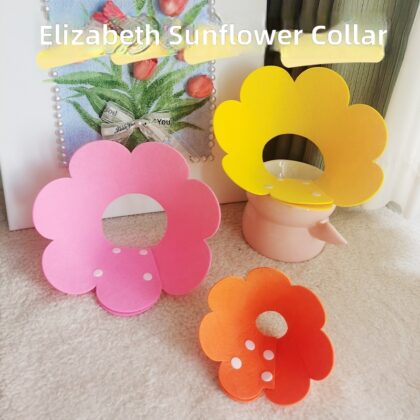 New Elizabeth Ring Removable Washable Cat Dog Collar Cat Headgear Anti-Bite Anti-Lick Collar Amazon Wholesale