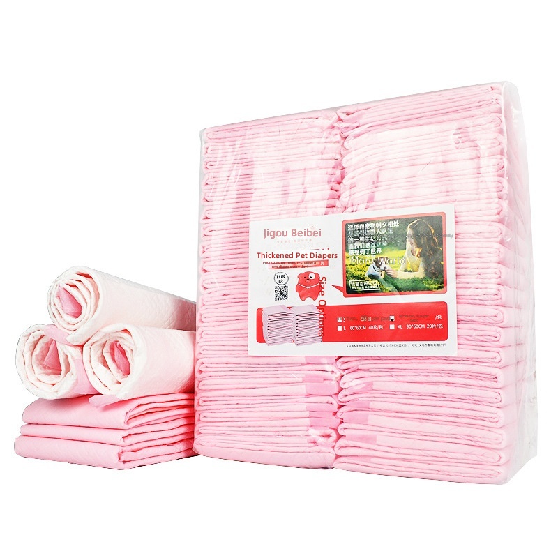 Factory Direct Sales Disposable Thickeneded Water-Absorbing Strong Dog Diapers Pet Diapers 100 Pieces Dog Diaper Pads - Image 2