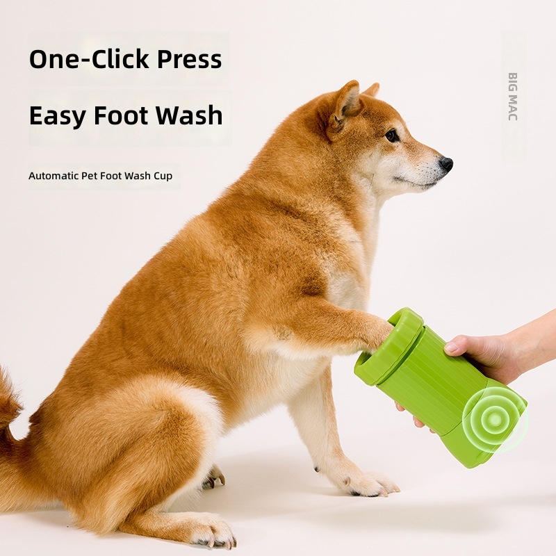 Dog Paw Washing Gadget, Pet Electric Paw Washing Cup, Automatic Paw Cleaning Device for Cats and Small Dogs