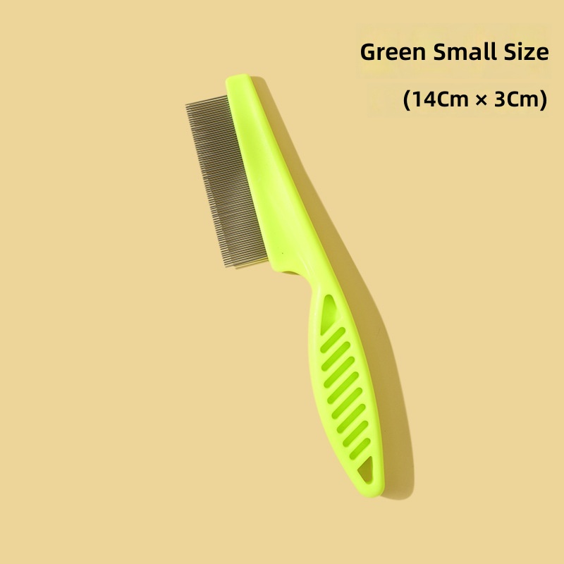 Cat Feather Wand Pet Grooming Comb, Stainless Steel Fine-Toothed Flea Removal Tool - Image 11