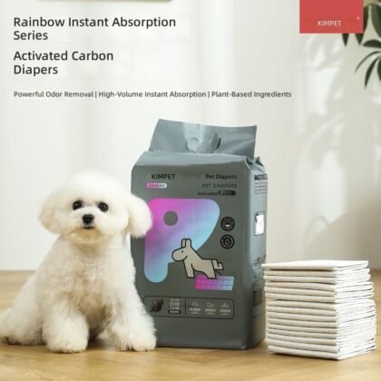 Carbon Molecule Dog Diaper Pad Carbon Deodorant Thickened Diaper Cat Diaper Teddy Diaper Pad Pet Daily Supplies